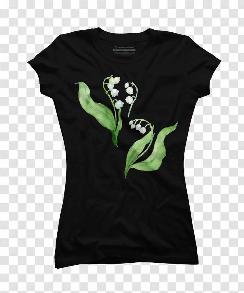T-shirt Hoodie Clothing Sleeve - T Shirt - Lily Of The Valley Transparent PNG