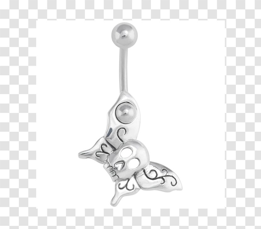 Earring Charms & Pendants Silver Body Jewellery Transparent PNG