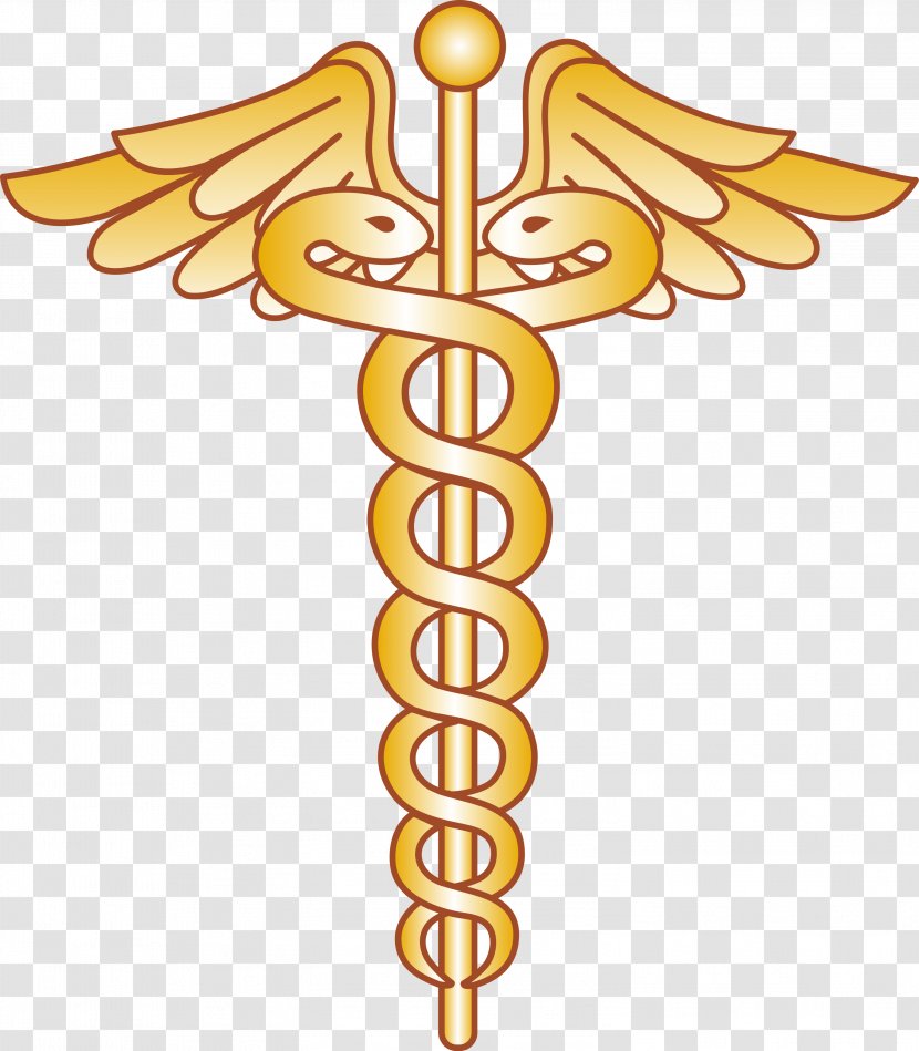 Physician Symbol Staff Of Hermes Medicine Clip Art - Doctor Cliparts Transparent PNG