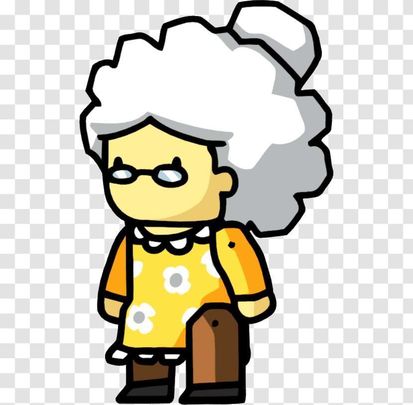 Scribblenauts Unlimited Super Clip Art - Area - Grandmother Transparent PNG