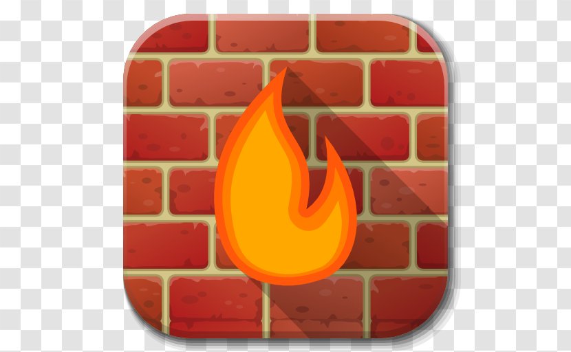 Orange Symbol Font - Apps Firewall Transparent PNG