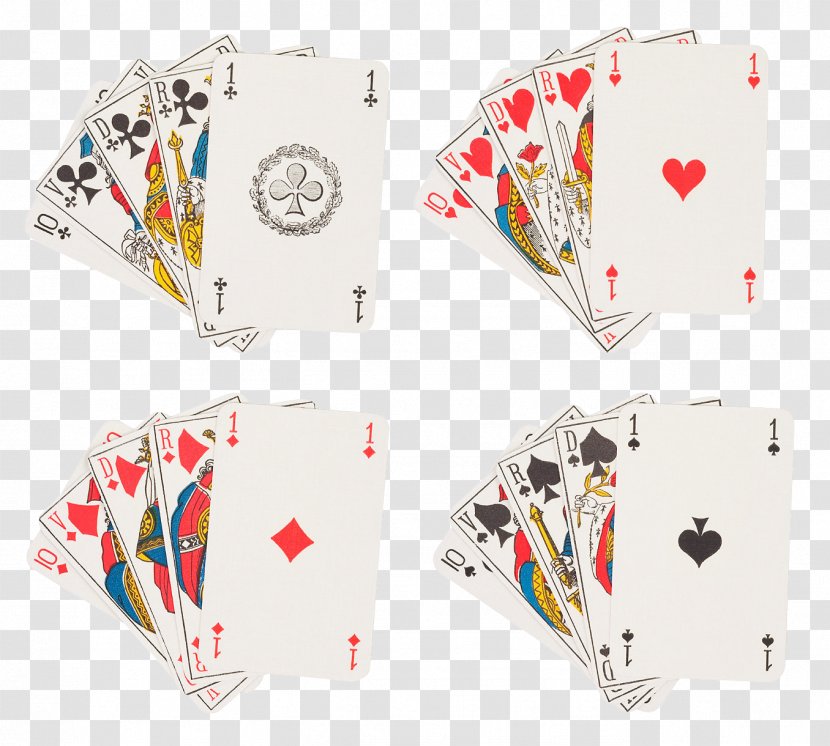 French Playing Cards Card Game - Flower Transparent PNG