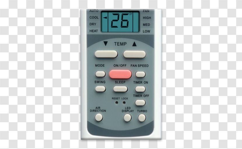 Universal Remote Controls Android Air Conditioning - Hardware Transparent PNG