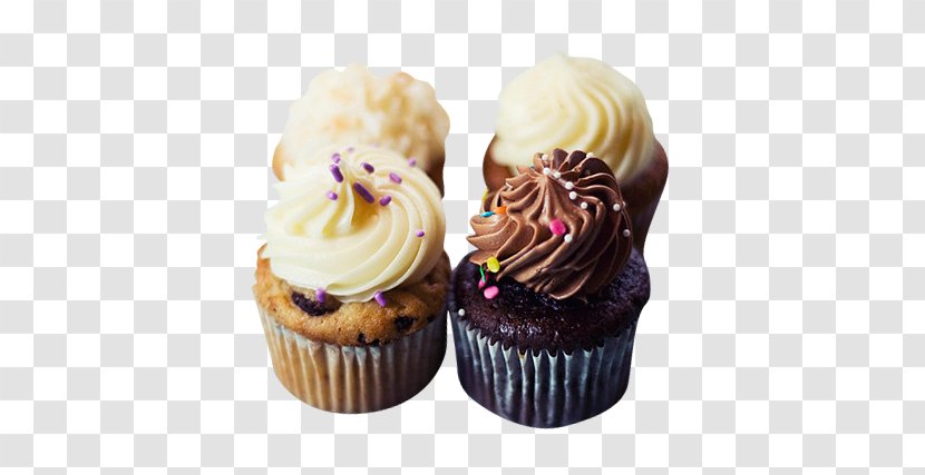 Cupcake Muffin Petit Four Praline Cream - Food - Chocolate Cake Transparent PNG