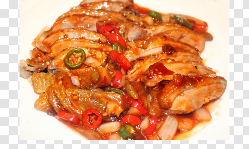 Twice Cooked Pork Kung Pao Chicken Sweet And Sour Sichuan Cuisine Laziji - Duck Transparent PNG