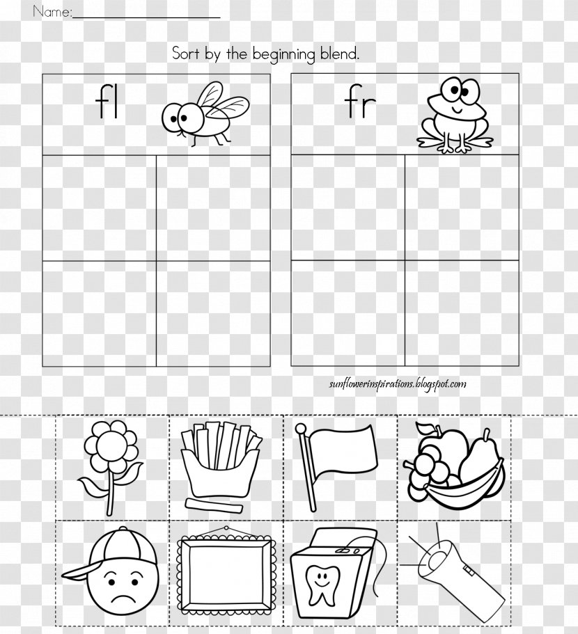 Worksheet Phonics Kindergarten Consonant Digraph - Diagram Transparent PNG