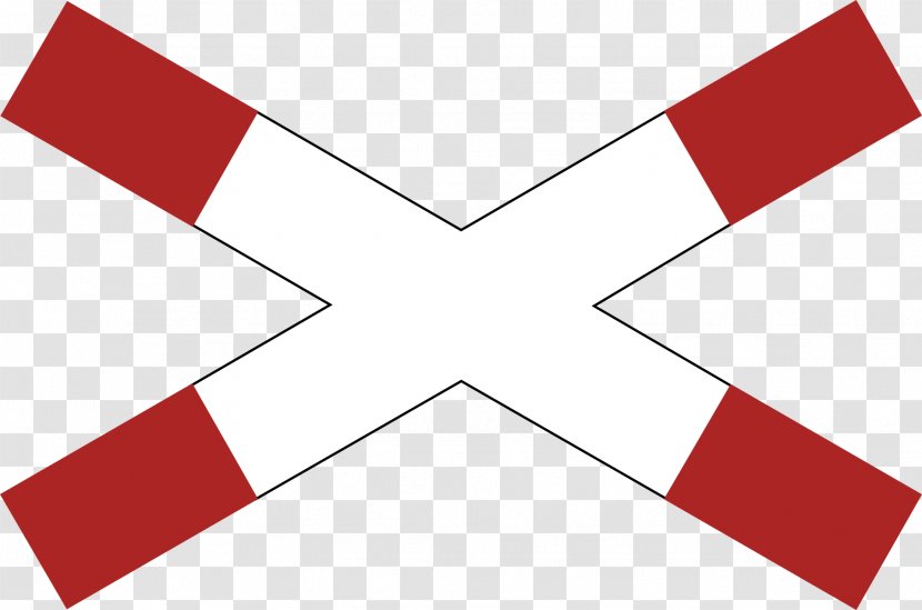 Crossbuck Saltire Regulatory Sign Royalty-free - Road Transparent PNG