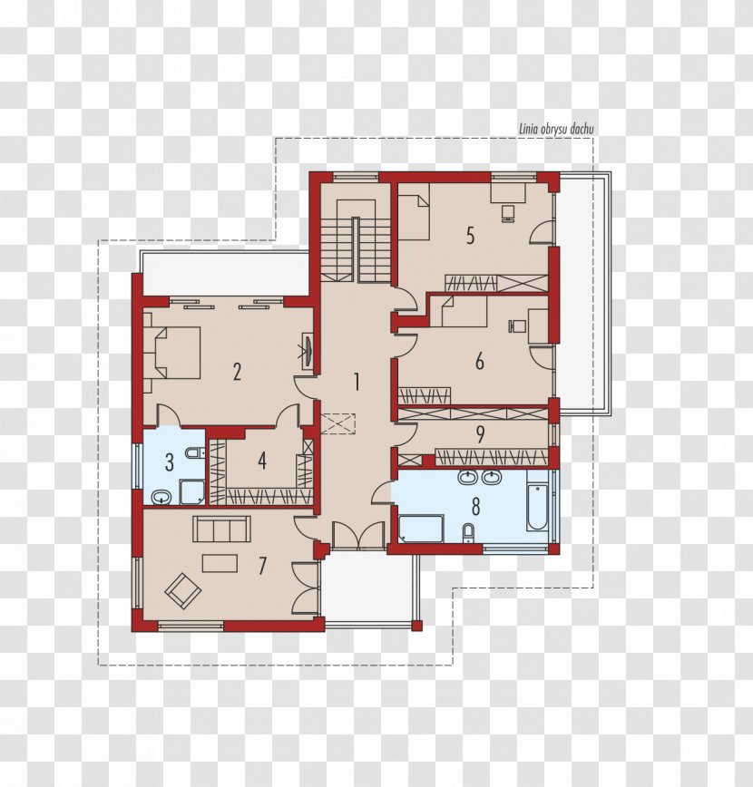 House Plan Basement Storey Room - Schematic - Plot Transparent PNG