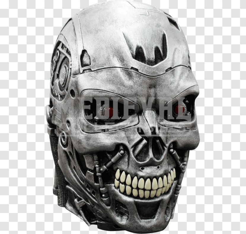 Terminator T-600 Suit Performer Sarah Connor Skynet Mask - Cyborg Transparent PNG