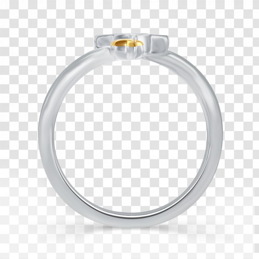 Wedding Ring Silver Body Jewellery - Diamond Transparent PNG