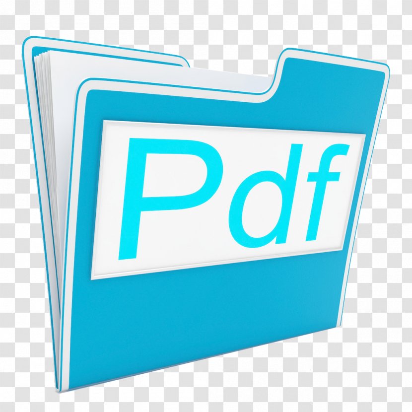 Portable Document Format File Stock Photography Computer - Rectangle - Textured Blue Folder Transparent PNG