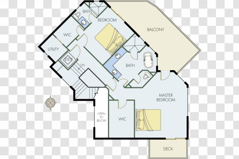 Floor Plan House - Diagram Transparent PNG