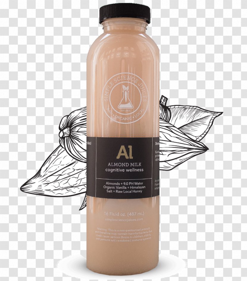 Cold-pressed Juice Almond Milk Smoothie Fasting - Kombucha Transparent PNG