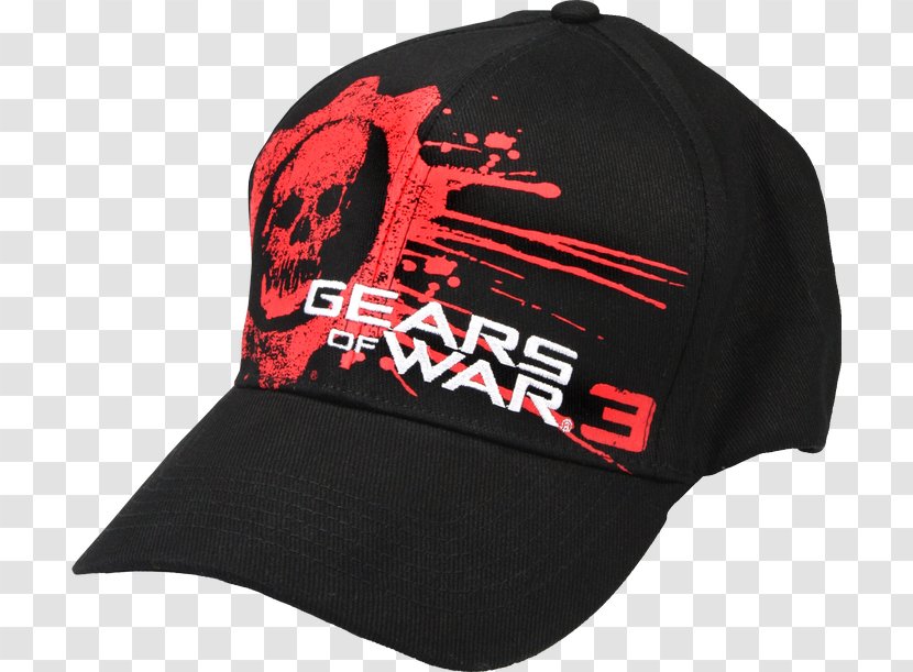 Gears Of War 3 Logo And Title Baseball Cap Product Font - Brand Transparent PNG