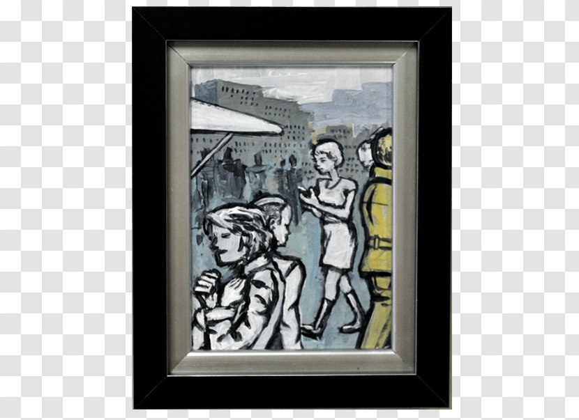 Modern Art Painting Picture Frames Work Of - City Scape Transparent PNG