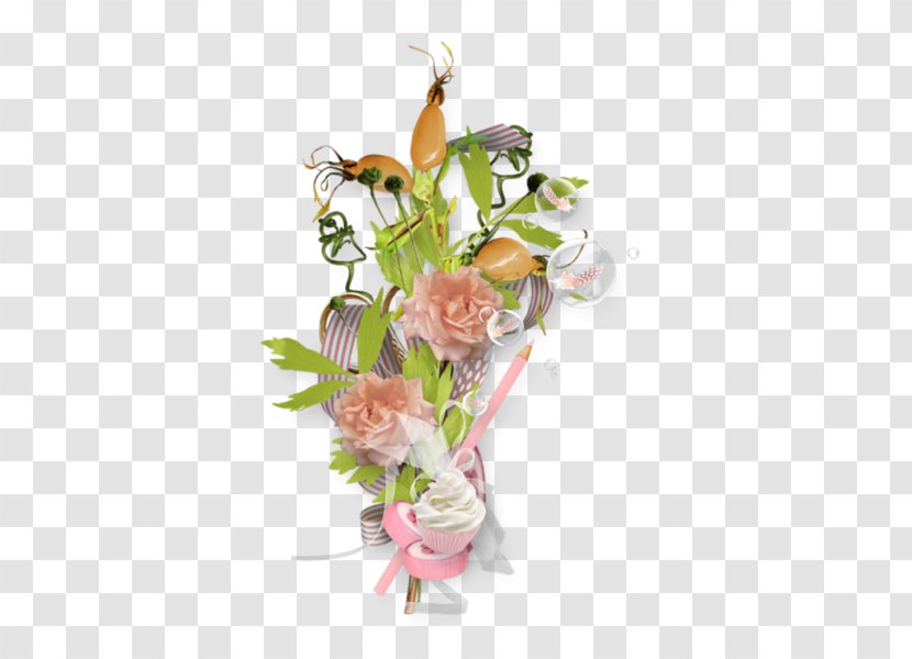 Garden Roses Floral Design Cut Flowers Flower Bouquet - Arranging Transparent PNG
