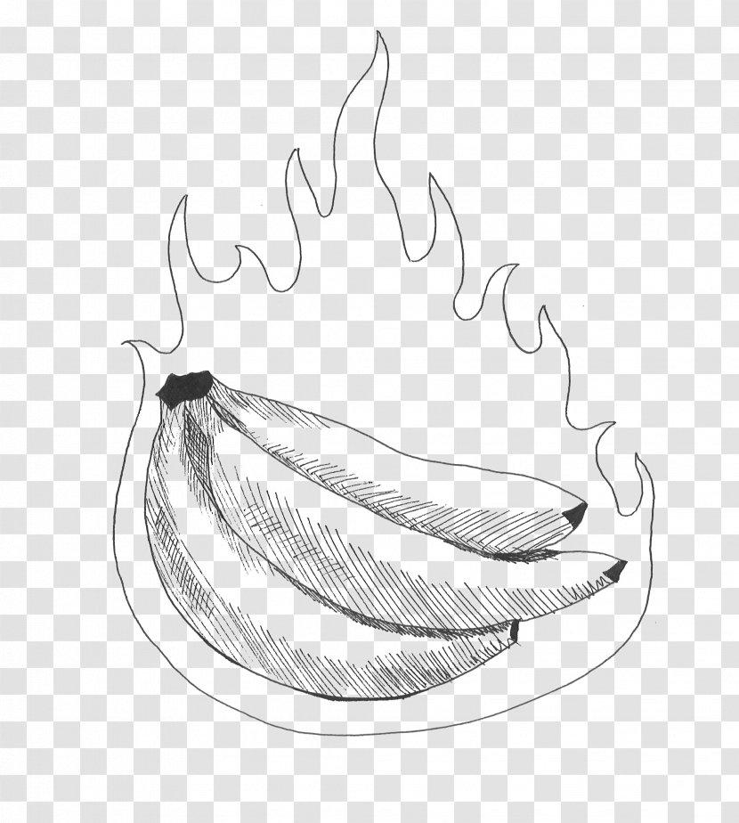 Jaw Font Sketch Fish - Leaf - Banana Smoothie Transparent PNG