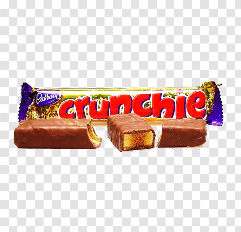 Crunchie Honeycomb Toffee Chocolate Bar Violet Crumble Milk - Confectionery - Posters Transparent PNG