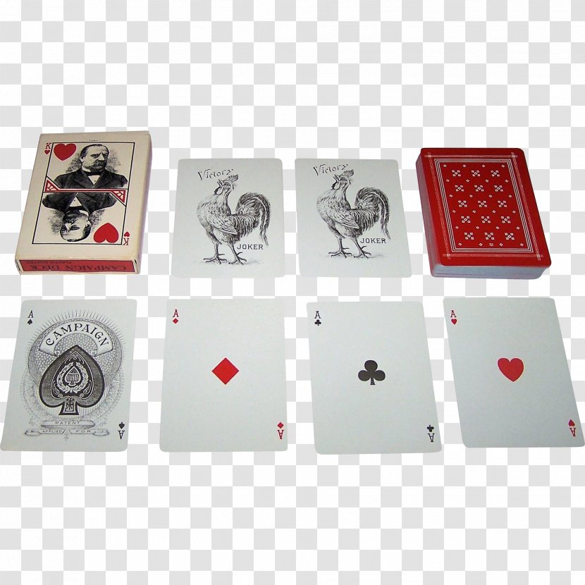 Playing Card Game Hoyle's Official Book Of Games Manipulation - Ruby Lane Transparent PNG