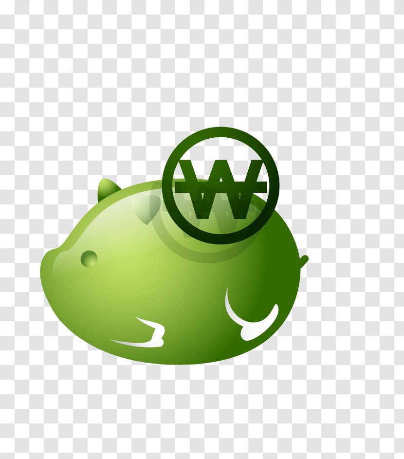 Icon - Green - Piggy Bank Transparent PNG