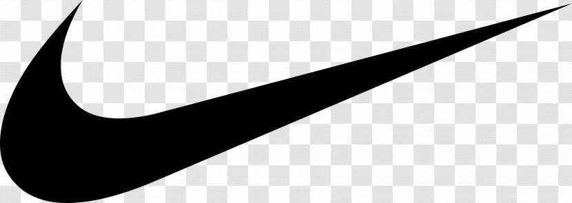Nike Swoosh Display Resolution - Black And White - I Transparent PNG