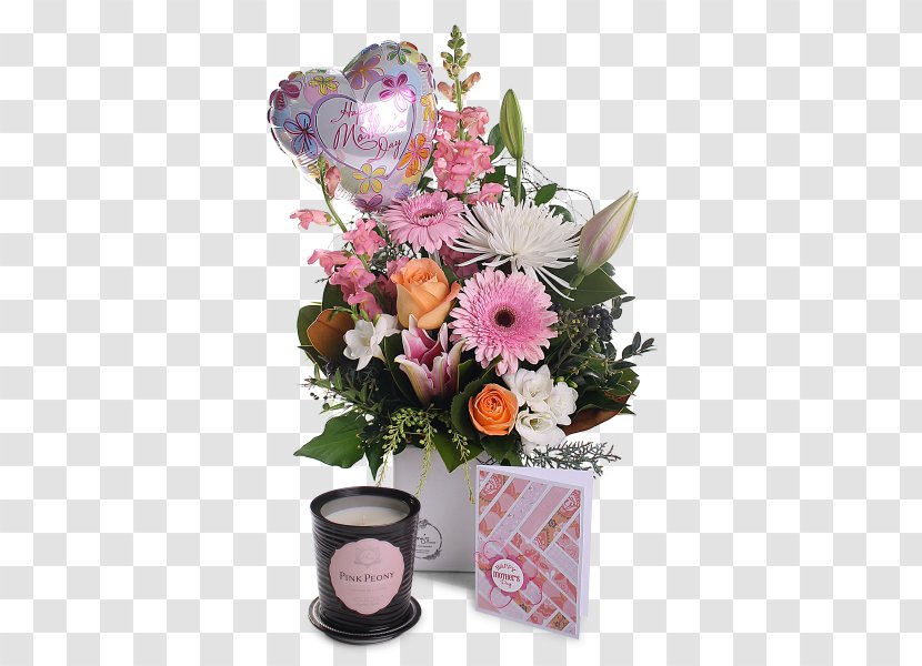 Floral Design Food Gift Baskets Cut Flowers Flower Bouquet - Centrepiece - Balloons Pastel Transparent PNG