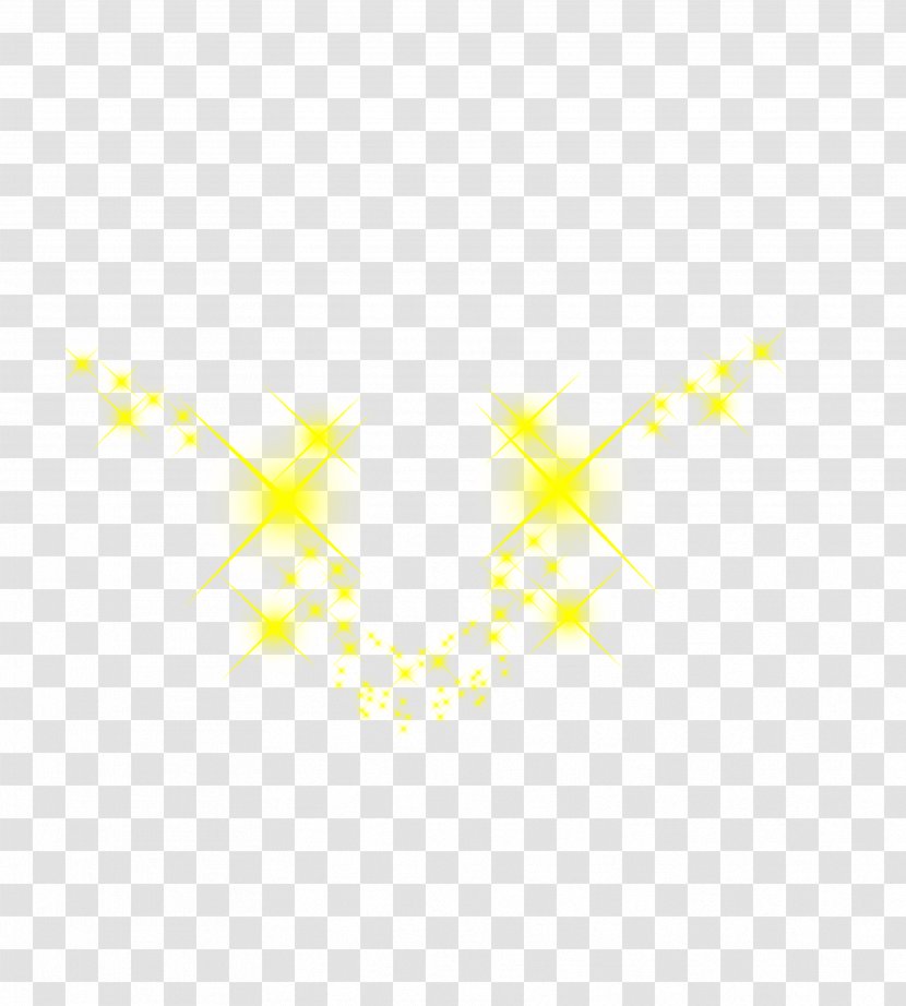 Yellow Computer Wallpaper - Decorative Stars Transparent PNG