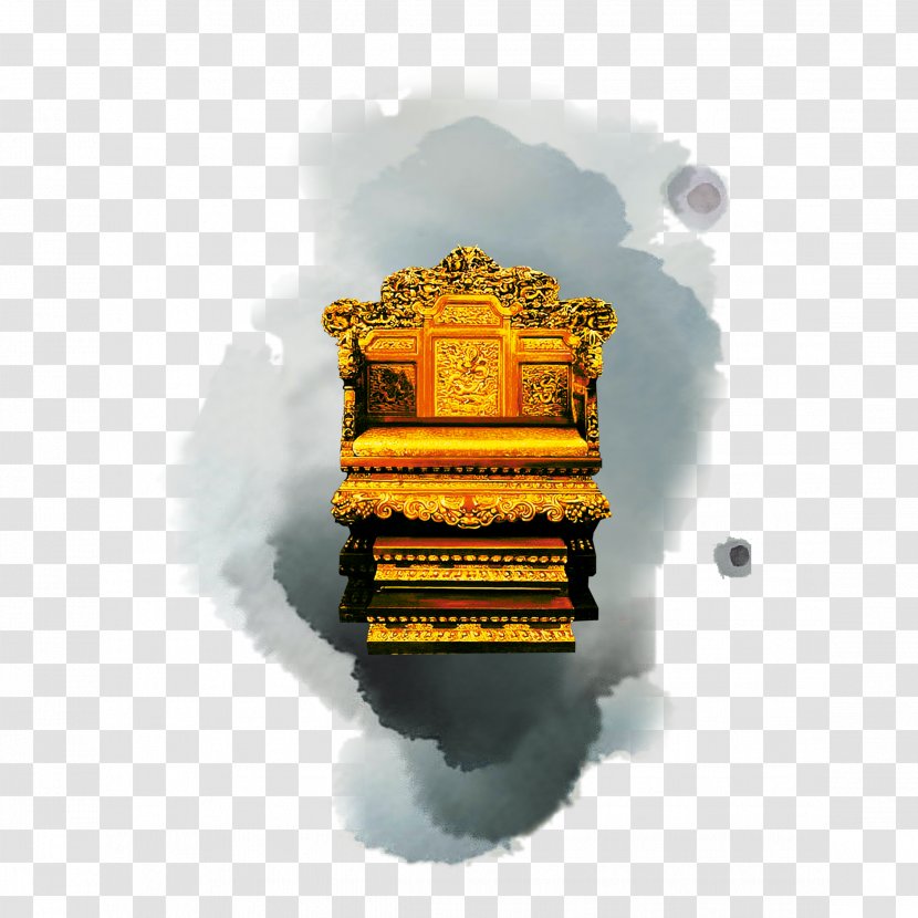 Ink Wash Painting - Brush - Throne Transparent PNG