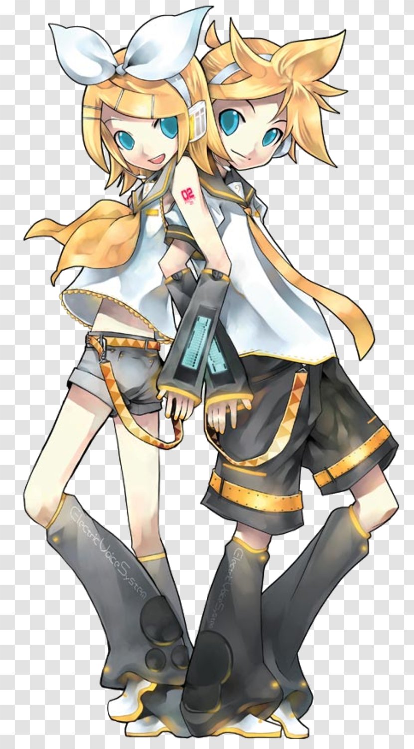 Kagamine Rin/Len Vocaloid Crypton Future Media Yamaha Corporation - Frame - Cartoon Transparent PNG