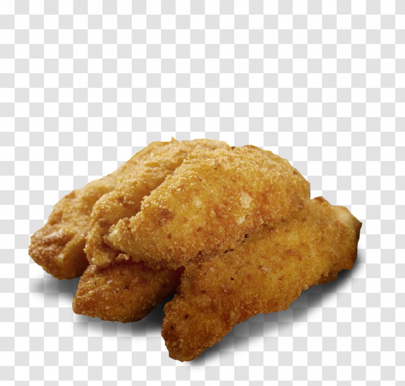 Crispy Fried Chicken Fingers McDonald's McNuggets Breaded Cutlet Rissole - Veal - Tenders Transparent PNG