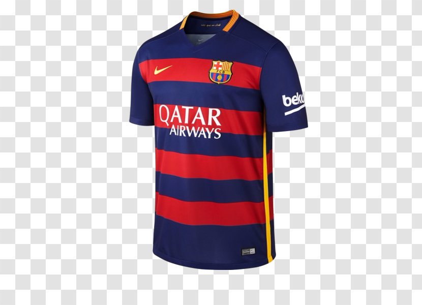 2015–16 FC Barcelona Season T-shirt UEFA Champions League Nike - Electric Blue - Fc Transparent PNG