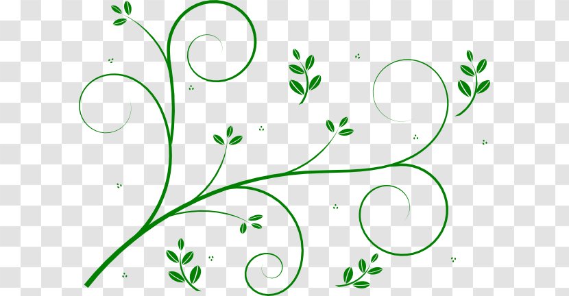 Floral Design Drawing Flower Clip Art - Flora - Green Cliparts Transparent PNG