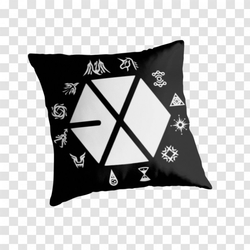 EXO T-shirt Wolf Logo Growl - Cushion Transparent PNG