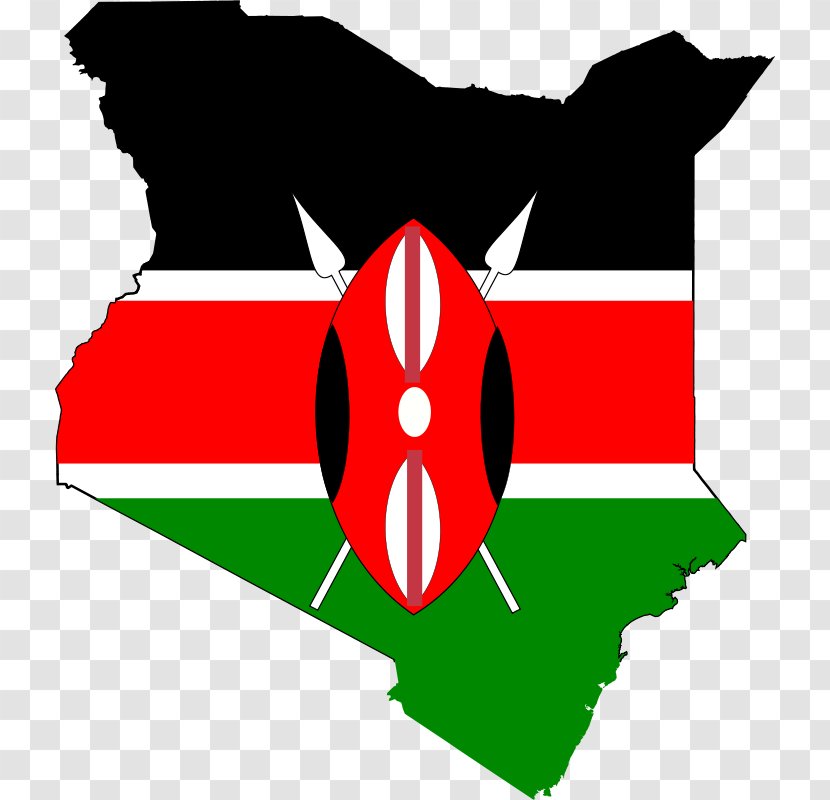 Flag Of Kenya Map Clip Art - Ghana Transparent PNG