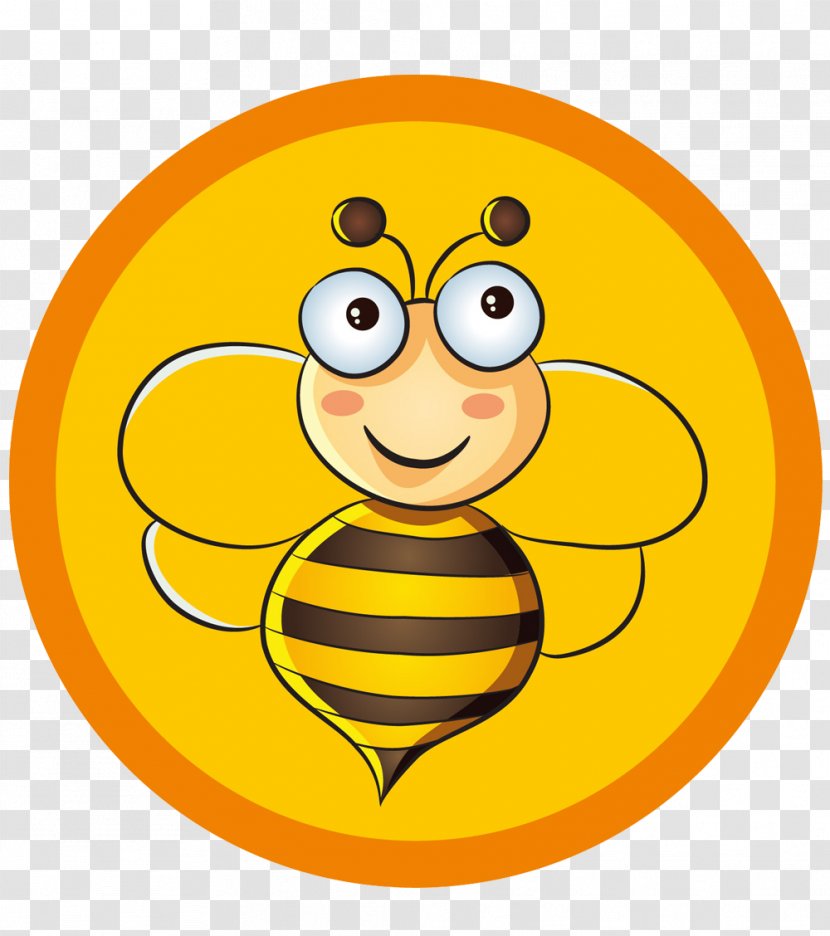 Apidae Honey Bee Cartoon - Flying Logo Transparent PNG
