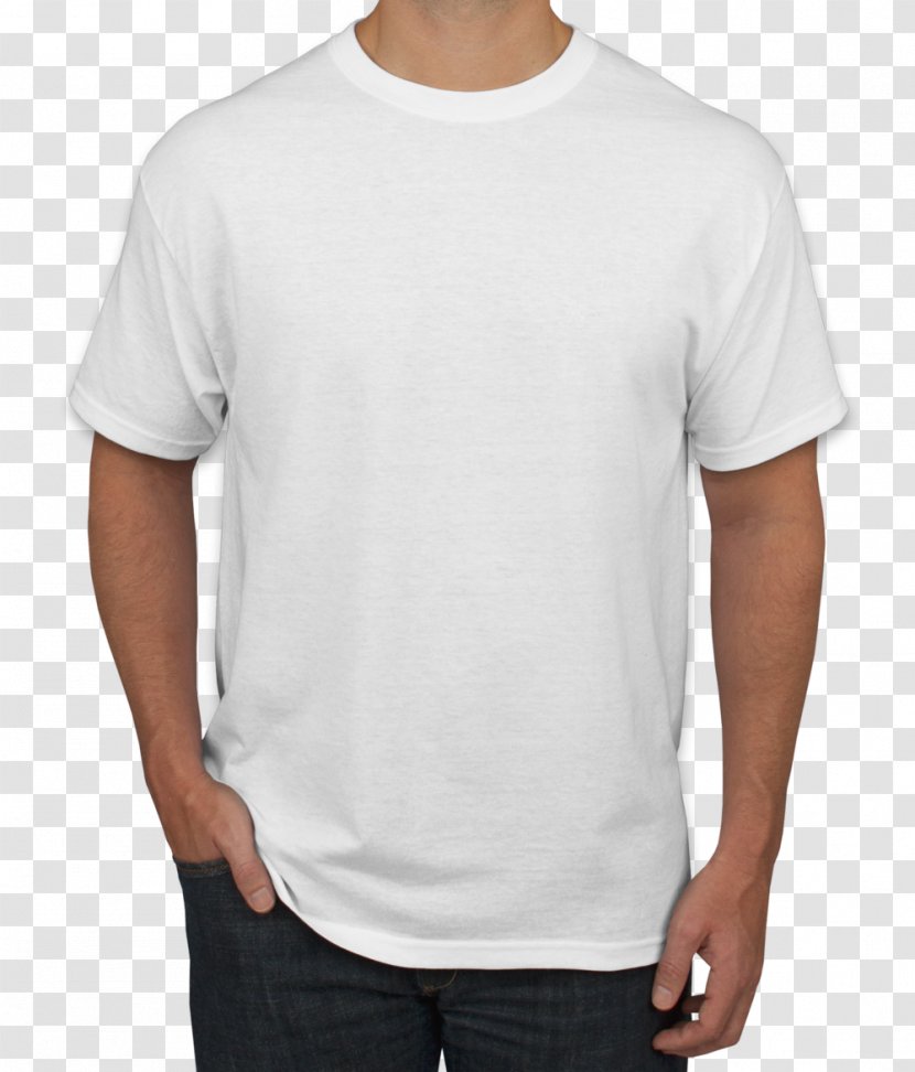 T-shirt White Sleeve Hanes - Watercolor - T-shirts Transparent PNG