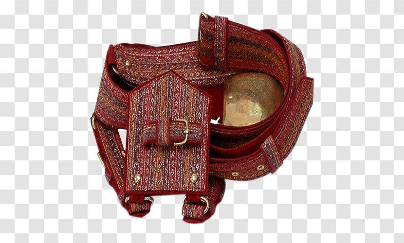 Cross Belt Leather Strap Rajasthan - Mojari Transparent PNG