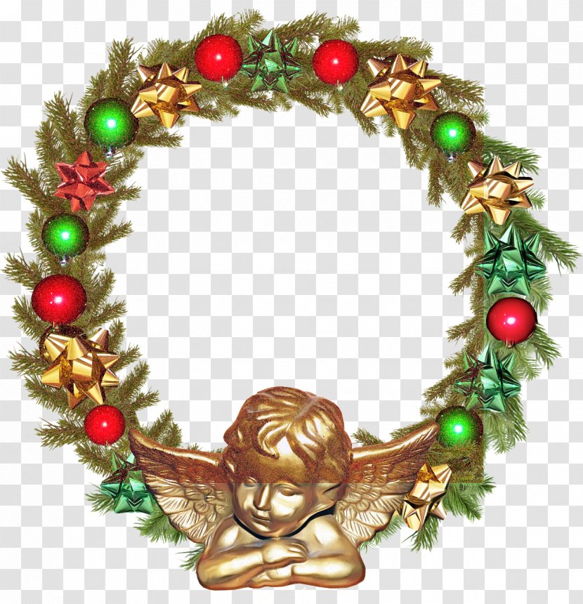 Christmas Decoration - Wreath - Holiday Ornament Jewellery Transparent PNG