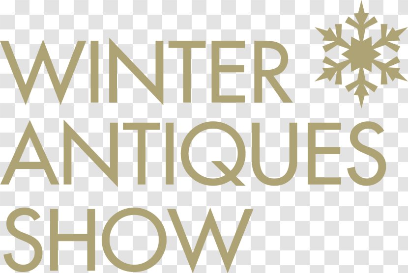 Winter Antiques Show Logo Brand Macklowe Gallery Font - Area - Metallic Snowflakes Transparent PNG