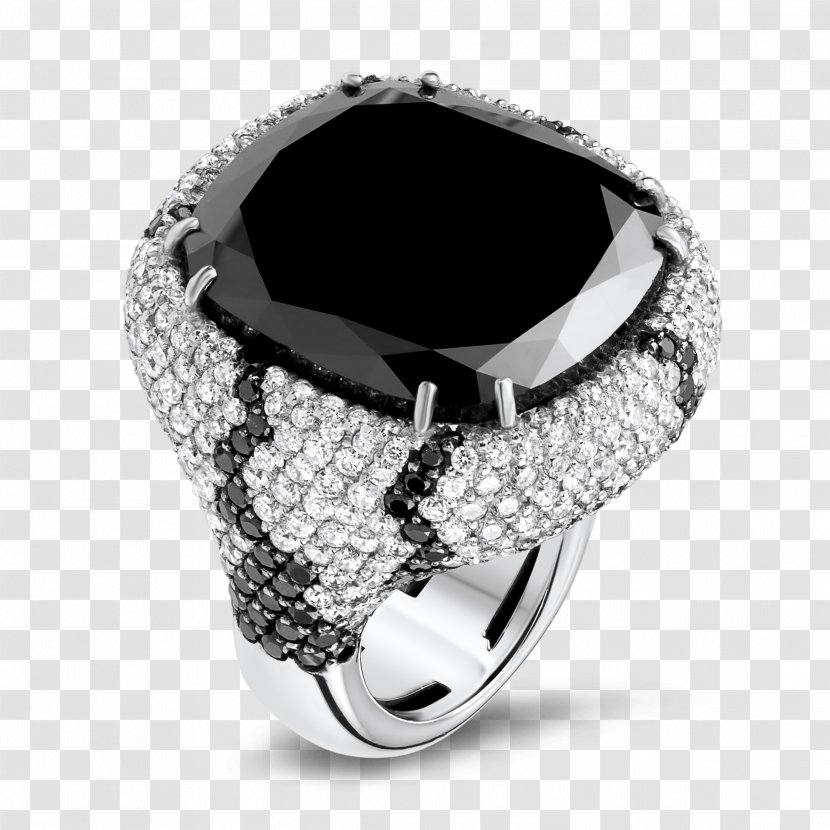 Brilliant Jewellery Gemstone Diamond Carbonado - Solitaire Ring Transparent PNG