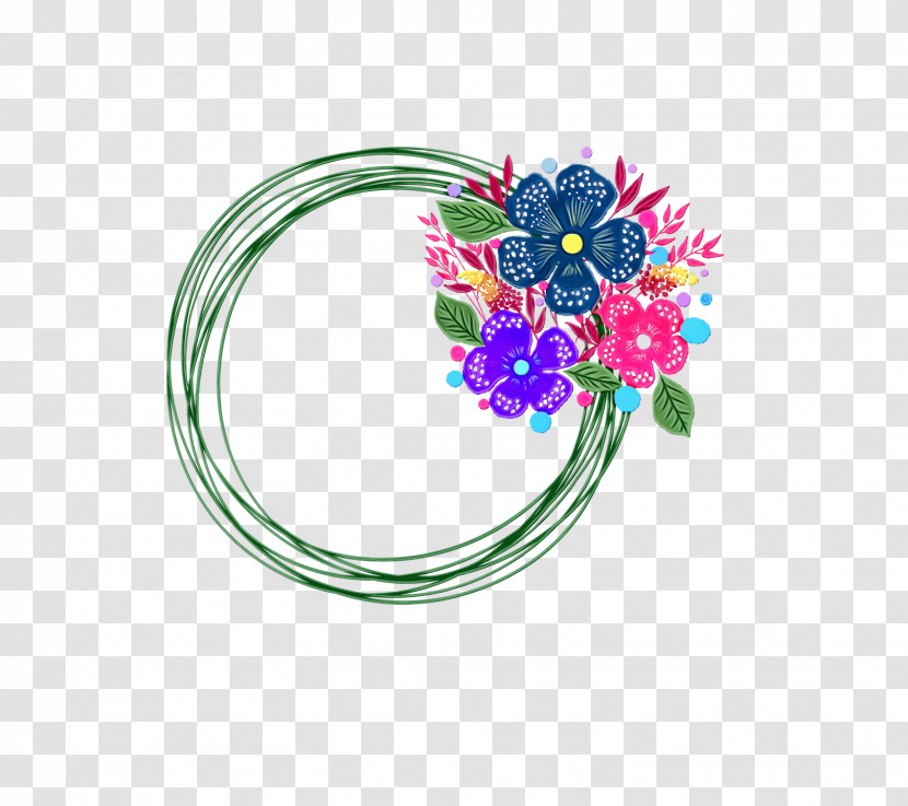 Flower Circle Jewelry Design Turquoise Jewellery Transparent PNG