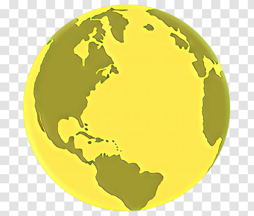 World Earth Day - Yellow - Logo Planet Transparent PNG