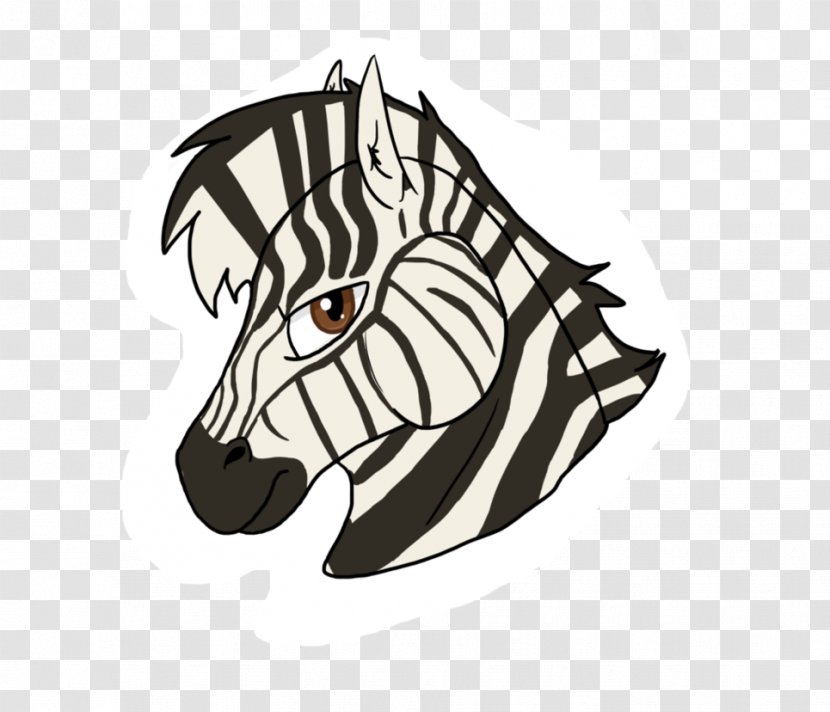 Zebra Horse Mane Clip Art - Tack Transparent PNG