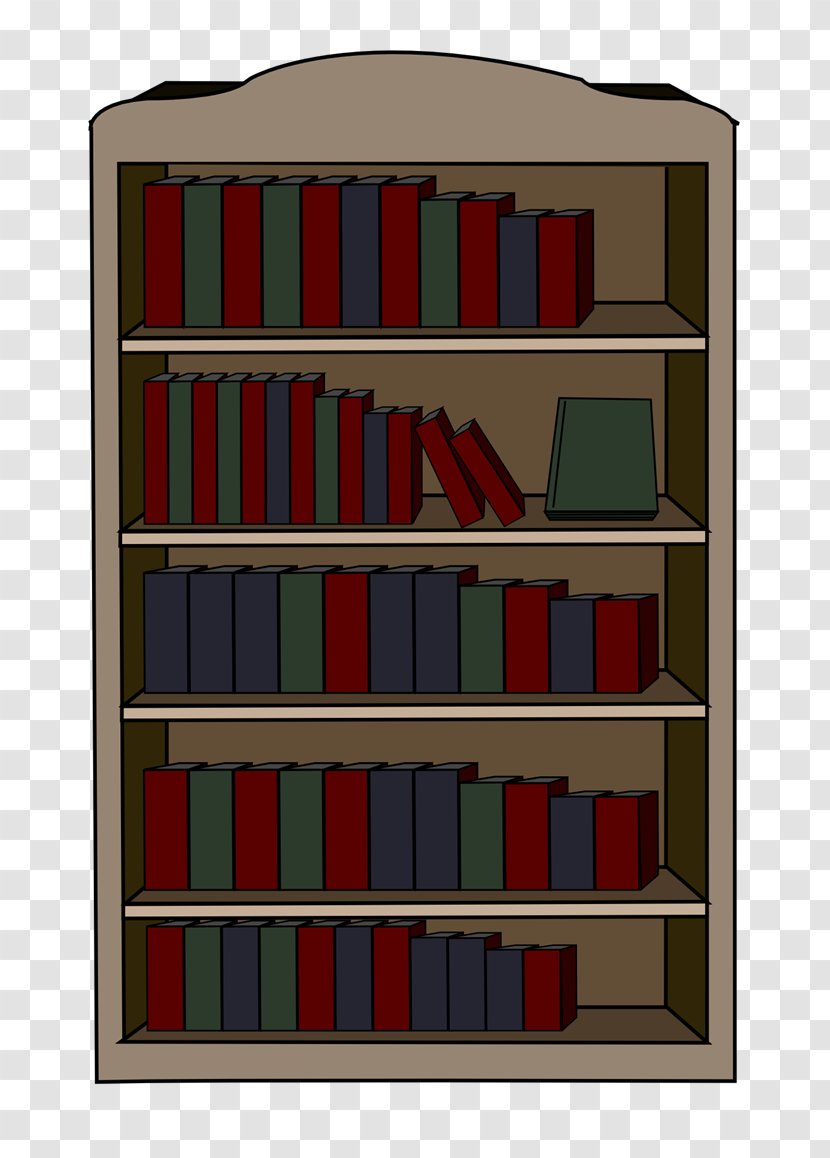 Catching Fire Bookcase Shelf Clip Art - Public Domain - Cliparts Transparent PNG