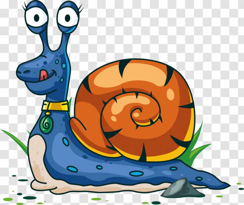 Euclidean Vector Snail Cartoon - Slug Transparent PNG