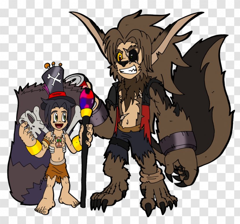 Werewolf Illustration Cartoon Demon Fiction - Fictional Character Transparent PNG