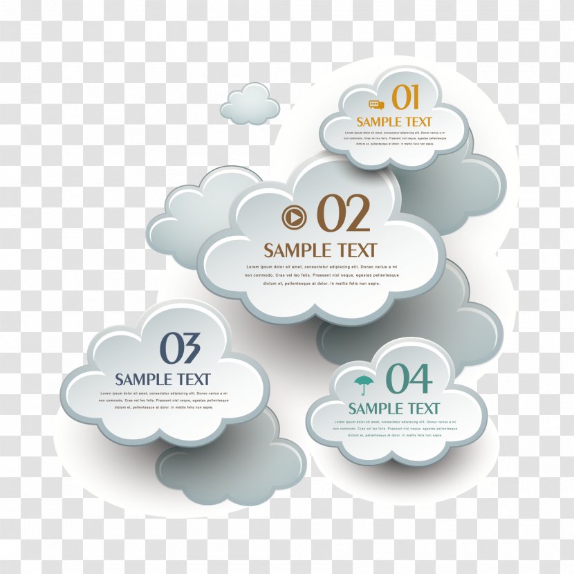 Cloud Infographic Photography - Vector Classification Map Transparent PNG