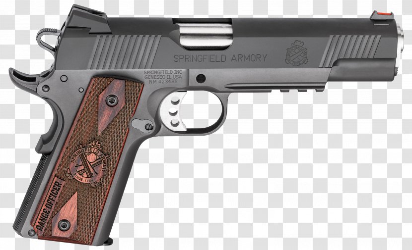 Springfield Armory M1911 Pistol .45 ACP Semi-automatic - 919mm Parabellum - Handgun Transparent PNG
