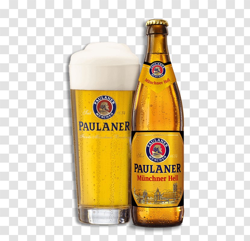 Wheat Beer Paulaner Brewery Helles Oktoberfest - Drink - German Carbonated Beverages Transparent PNG