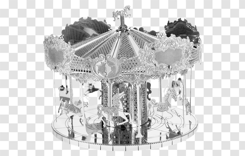 Sheet Metal Carousel Laser Cutting Solder - Scale Models - Merry-go-round Transparent PNG